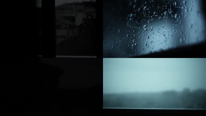 阴天下雨，下雨感伤，写意空镜头