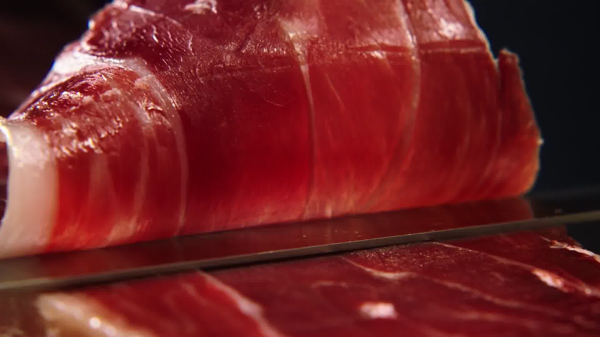 火腿切片，酒店餐厅美食餐饮食物食材