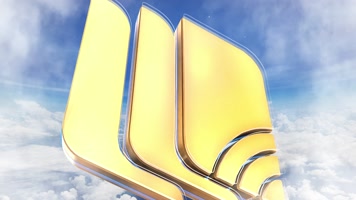 e3d大气简约玻璃黄金logo e3d大气简约玻璃黄金logo