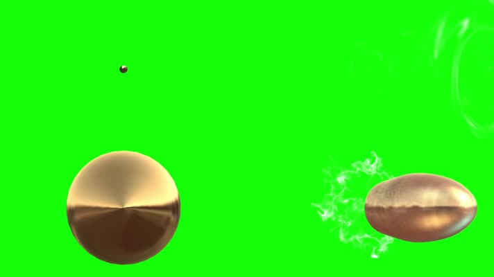 绿幕3D子弹飞行弹道子弹射出效果特写绿屏