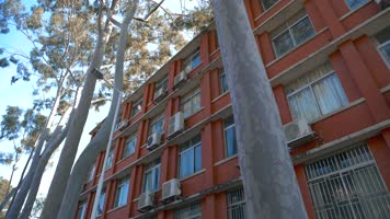 华农校园风景风光4k视频素材