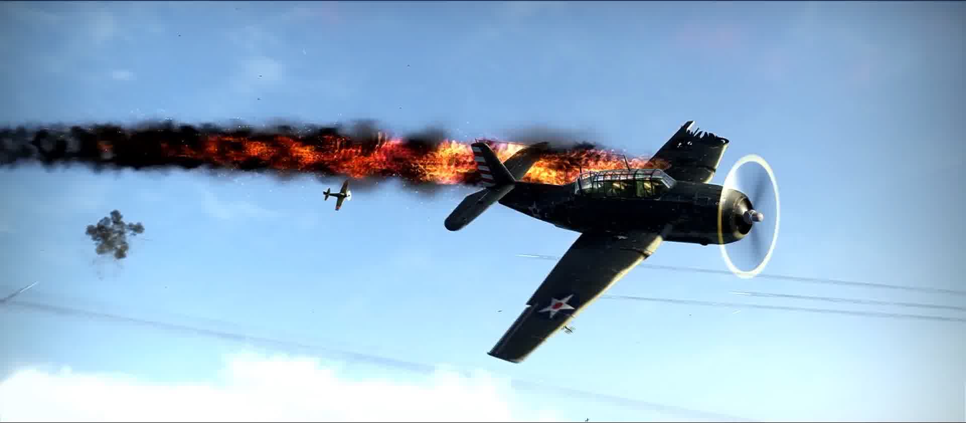战争动画，二战战机，激情空战