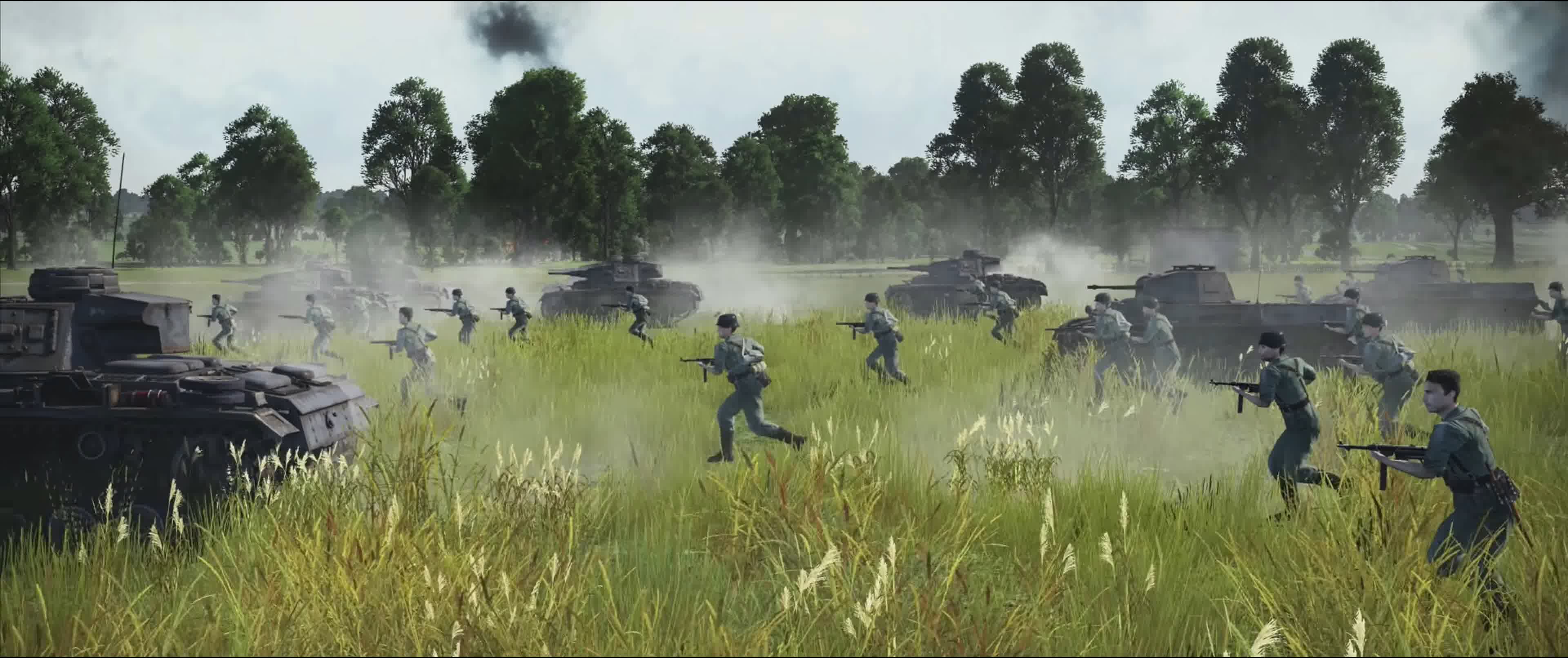 战争动画，坦克战机，空战陆战