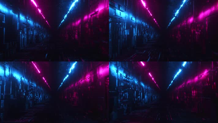 科幻无尽头隧道穿梭 2