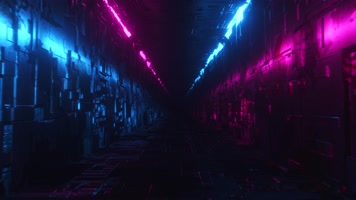 科幻无尽头隧道穿梭 2