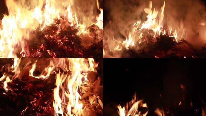 燃烧烧火污染空气