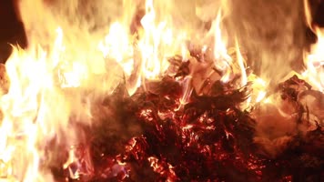 燃烧烧火污染空气