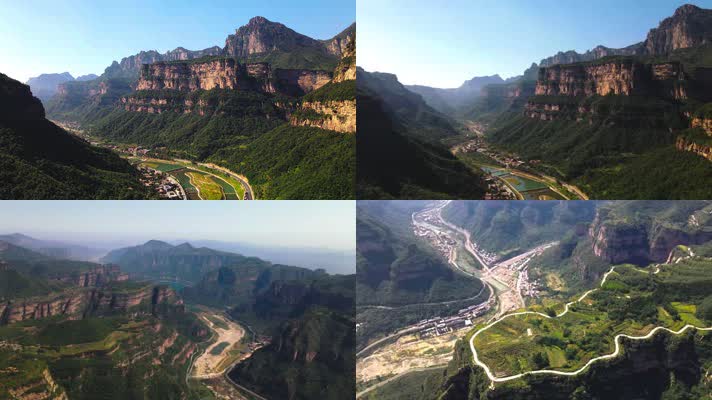 【4k原创】晋豫太行山大峡谷航拍旅游宣传