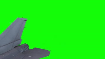 绿幕抠像战斗机群飞过展示视频
