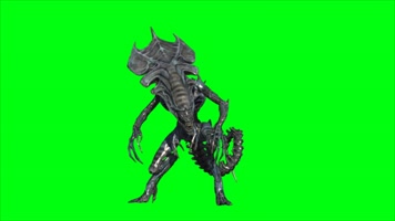 外星生物怪兽畸形暗黑动物合成素材