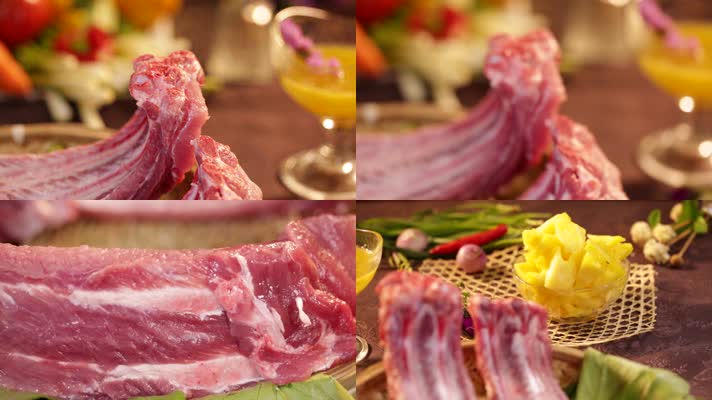 食品 食材 美食 猪肉 肉 红肉 排骨 猪 馋 