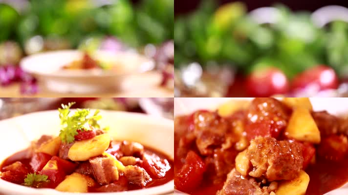 番茄牛腩 牛肉 肉 荤菜 解馋  家常菜 中餐 