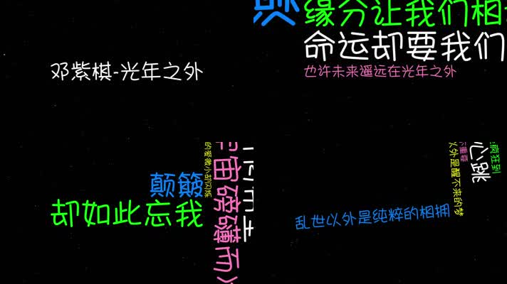 邓紫棋 - 光年之外（星空）