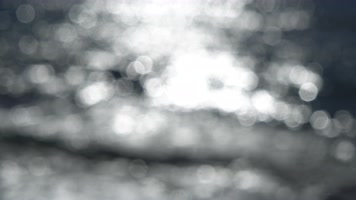 波光粼粼，朦胧梦幻，湖光山色焦外成像