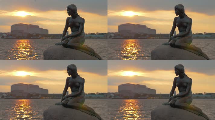 丹麦哥本哈根美人鱼雕塑