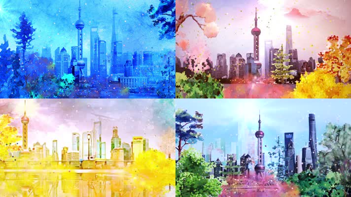 上海歌舞团晨光曲舞台场景背景大屏素材 上海歌舞团晨光曲舞台场景背景大屏素材