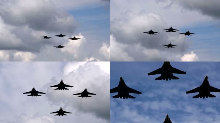 战斗机飞行表演 (3)