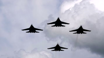 战斗机飞行表演 (3)