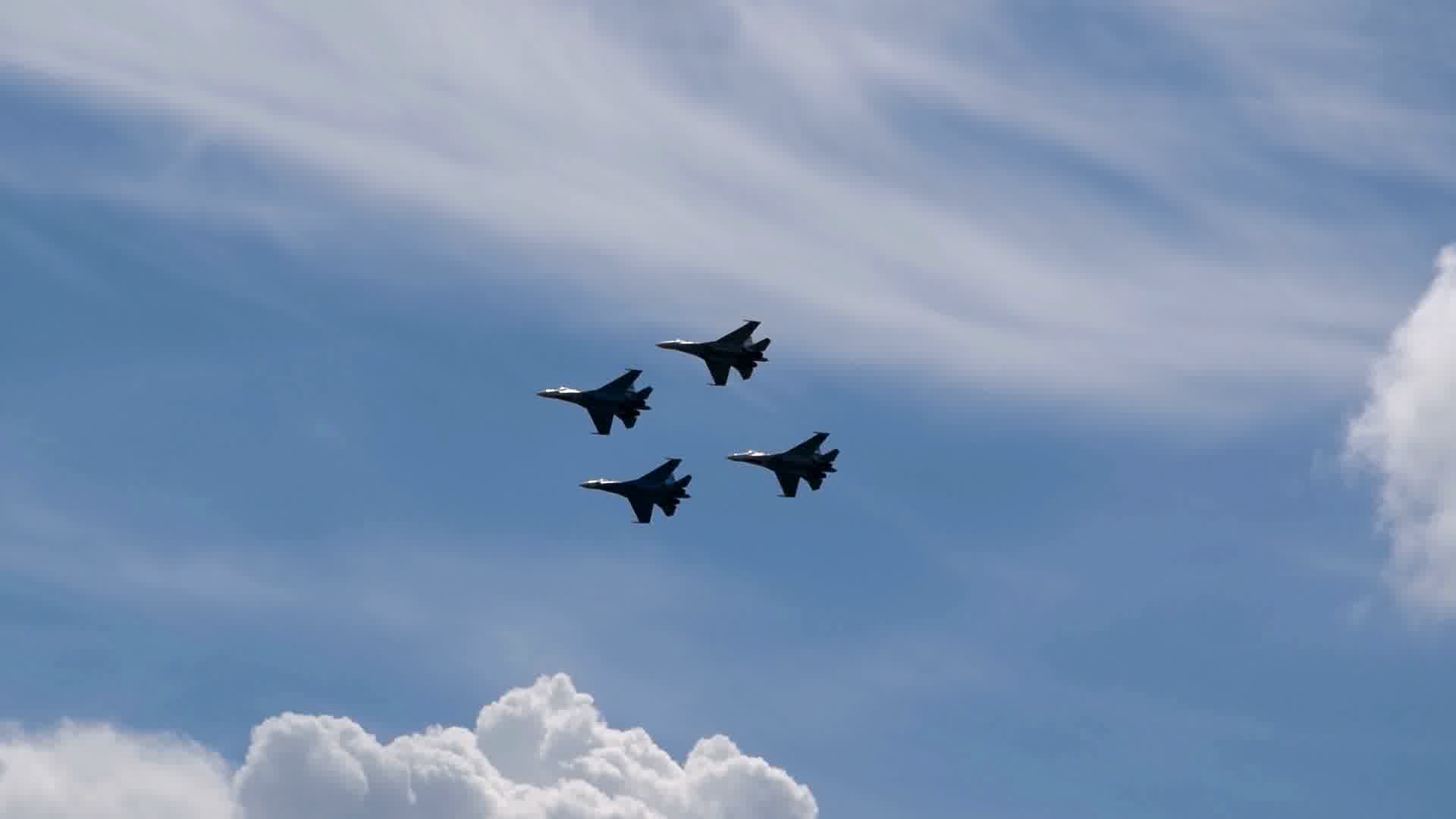 战斗机飞行表演