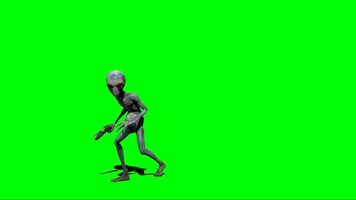 绿幕视频素材ET外星人