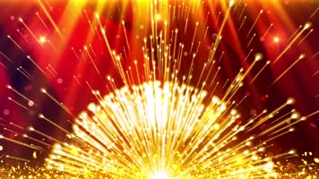 华丽金色粒子颁奖背景