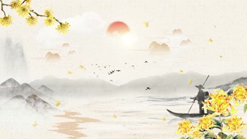 水墨·金秋视频素材