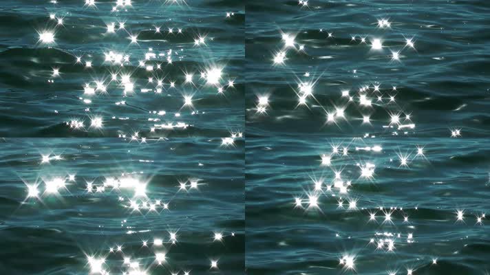 波光粼粼的水面