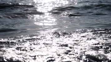 海水海浪，波光粼粼的水面