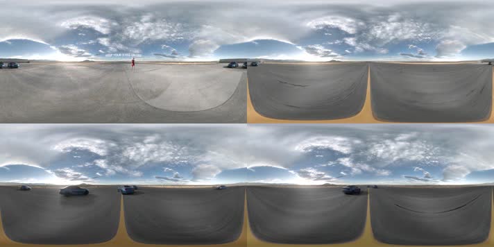 VR 360°全景双眼赛车 跑车