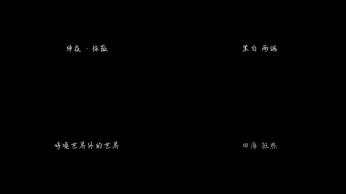徐薇 - 绅夜（1080P）