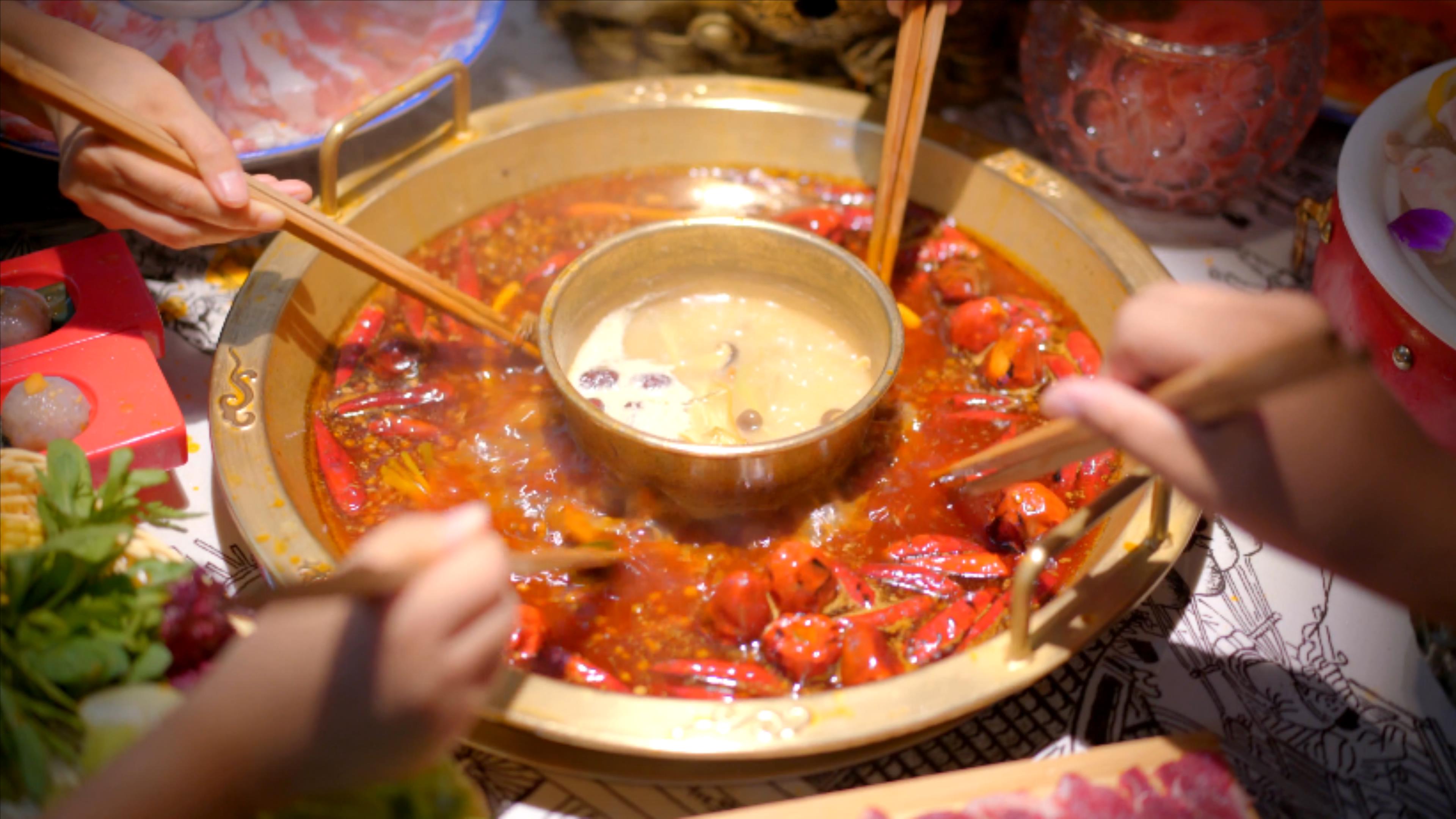 火锅菜品、涮火锅4K 火锅菜品、涮火锅4K