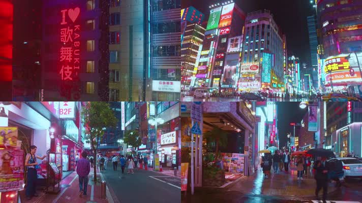 东京夜景，日本夜景，城市夜景