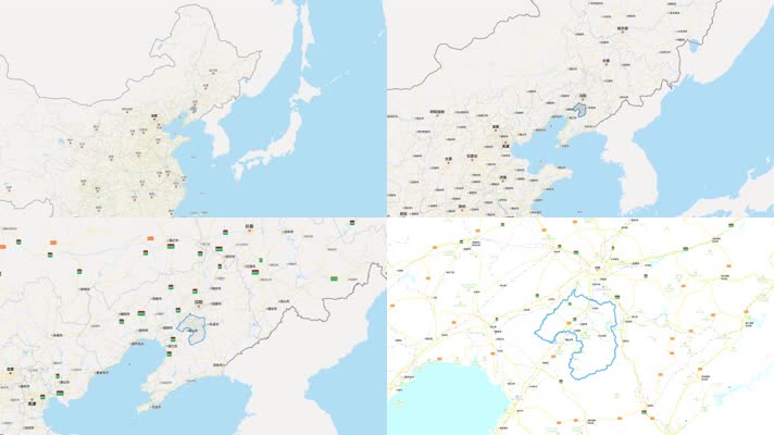 辽阳市区域平面地图