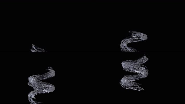 水旋转特效，水龙卷，透明通道