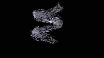 水旋转特效，水龙卷，透明通道