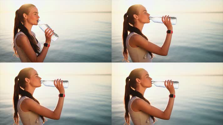 口渴喝水，补充水分，运动喝水