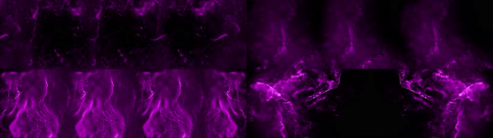 4K紫色粒子动态背景