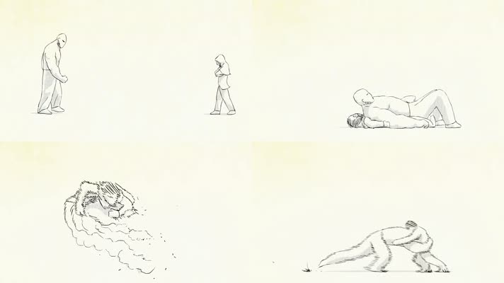 格斗动画，格斗搏击，激情对决