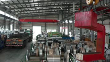 【4K】钢材加工厂安全生产
