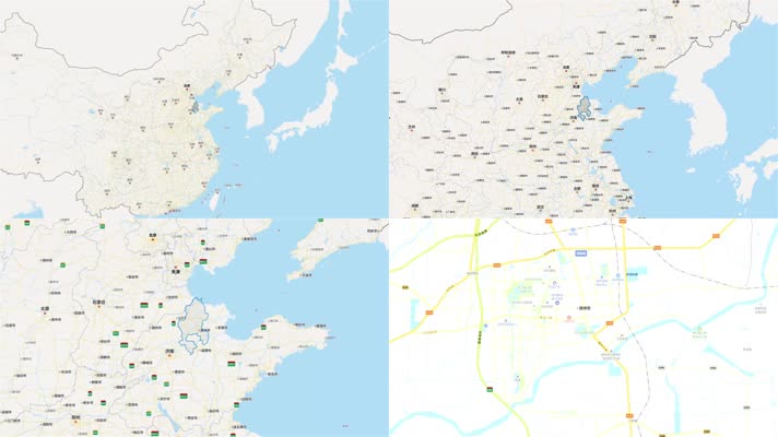 滨州市区域平面地图