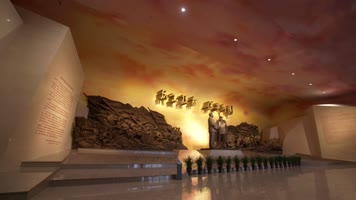 抗美援朝纪念馆内