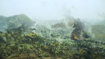 朝鲜战场彩色全景