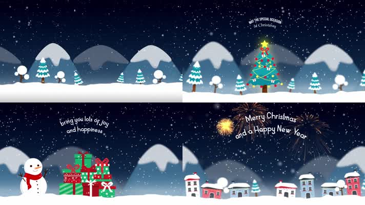 圣诞祝福动画