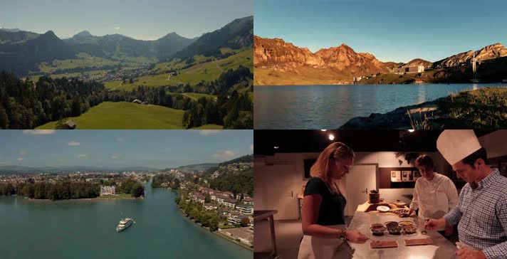 瑞士旅游风景 