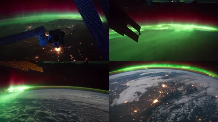 国际空间站看地球4K