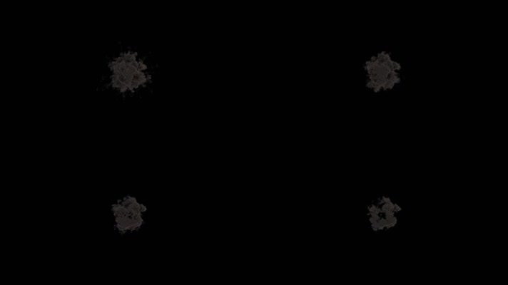 爆炸 黑烟 浓烟  