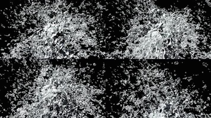 流体 水滴 水流 