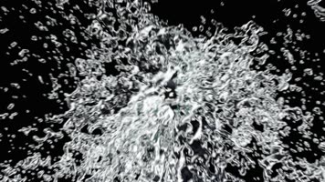 流体 水滴 水流 