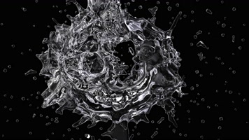 流体 水滴 水流  