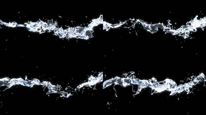 水花溅起 流体 水 